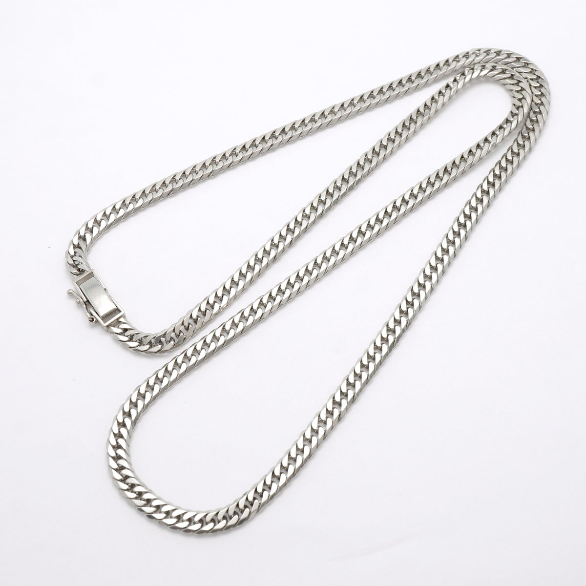 【6khh0097】喜平 ネックレス Pt900 プラチナ 6面 ダブル 53.3cm 41.3g キヘイ【中古】メンズ レディース ユニセックス