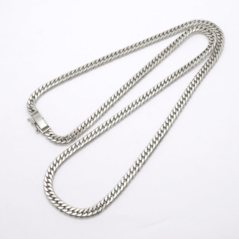 【6khh0097】喜平 ネックレス Pt900 プラチナ 6面 ダブル 53.3cm 41.3g キヘイ【中古】メンズ レディース ユニセックス