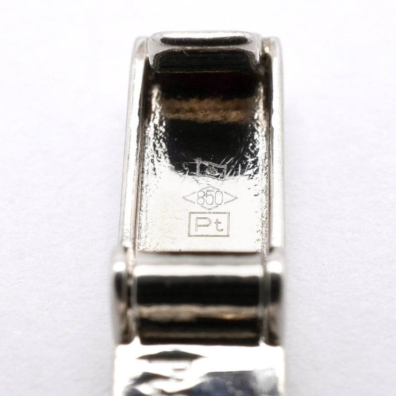 【6khh0098】喜平 ネックレス Pt850 プラチナ トリプル 12面 50.7cm 51.1g キヘイ【中古】メンズ レディース ユニセックス