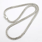 【6khh0098】喜平 ネックレス Pt850 プラチナ トリプル 12面 50.7cm 51.1g キヘイ【中古】メンズ レディース ユニセックス