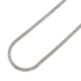 【6khh0100】喜平 ネックレス Pt900 プラチナ 8面 トリプル 55.3cm 33.7g キヘイ【中古】メンズ レディース ユニセックス