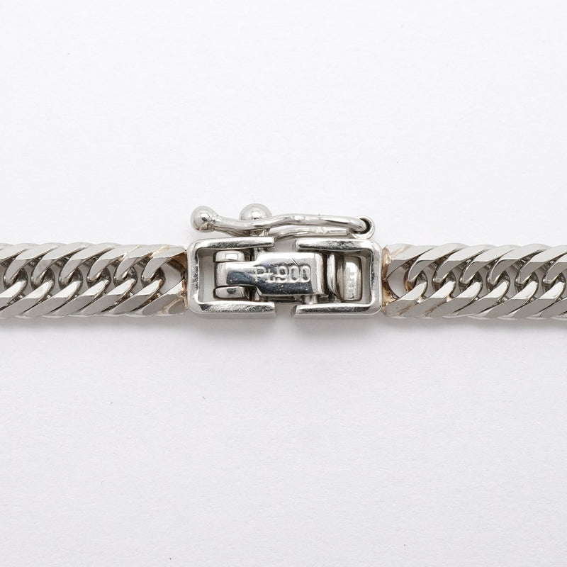 【6khh0100】喜平 ネックレス Pt900 プラチナ 8面 トリプル 55.3cm 33.7g キヘイ【中古】メンズ レディース ユニセックス