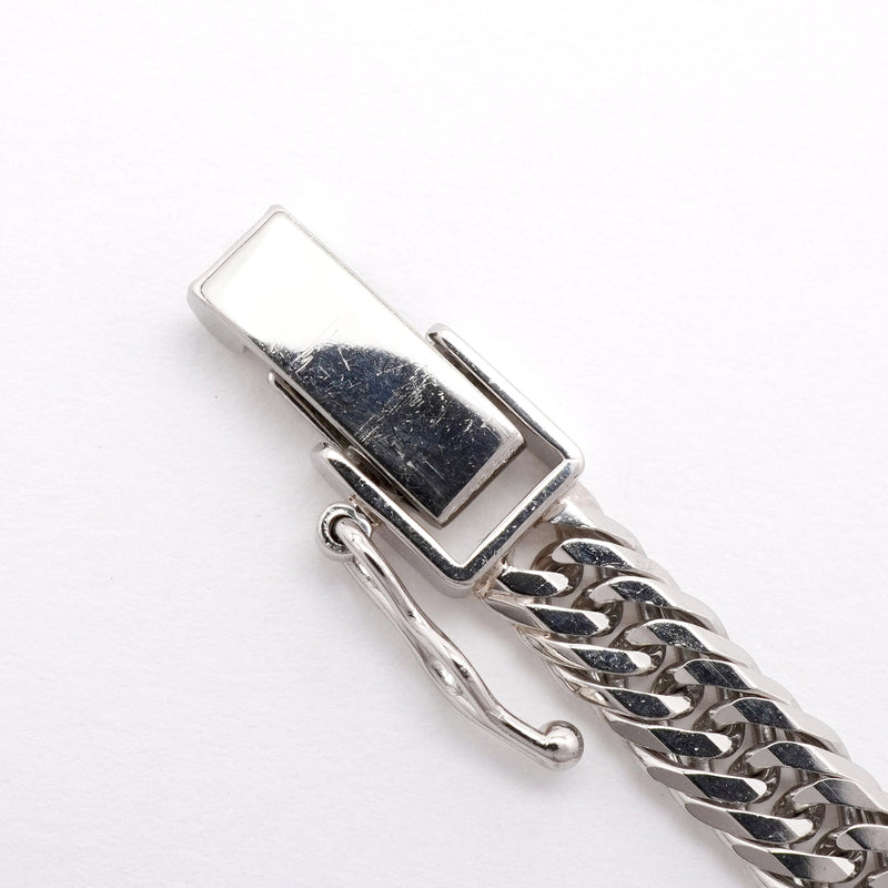 【6khh0101】喜平 ネックレス Pt850 プラチナ トリプル 12面 45.6cm 27.7g キヘイ【中古】メンズ レディース ユニセックス