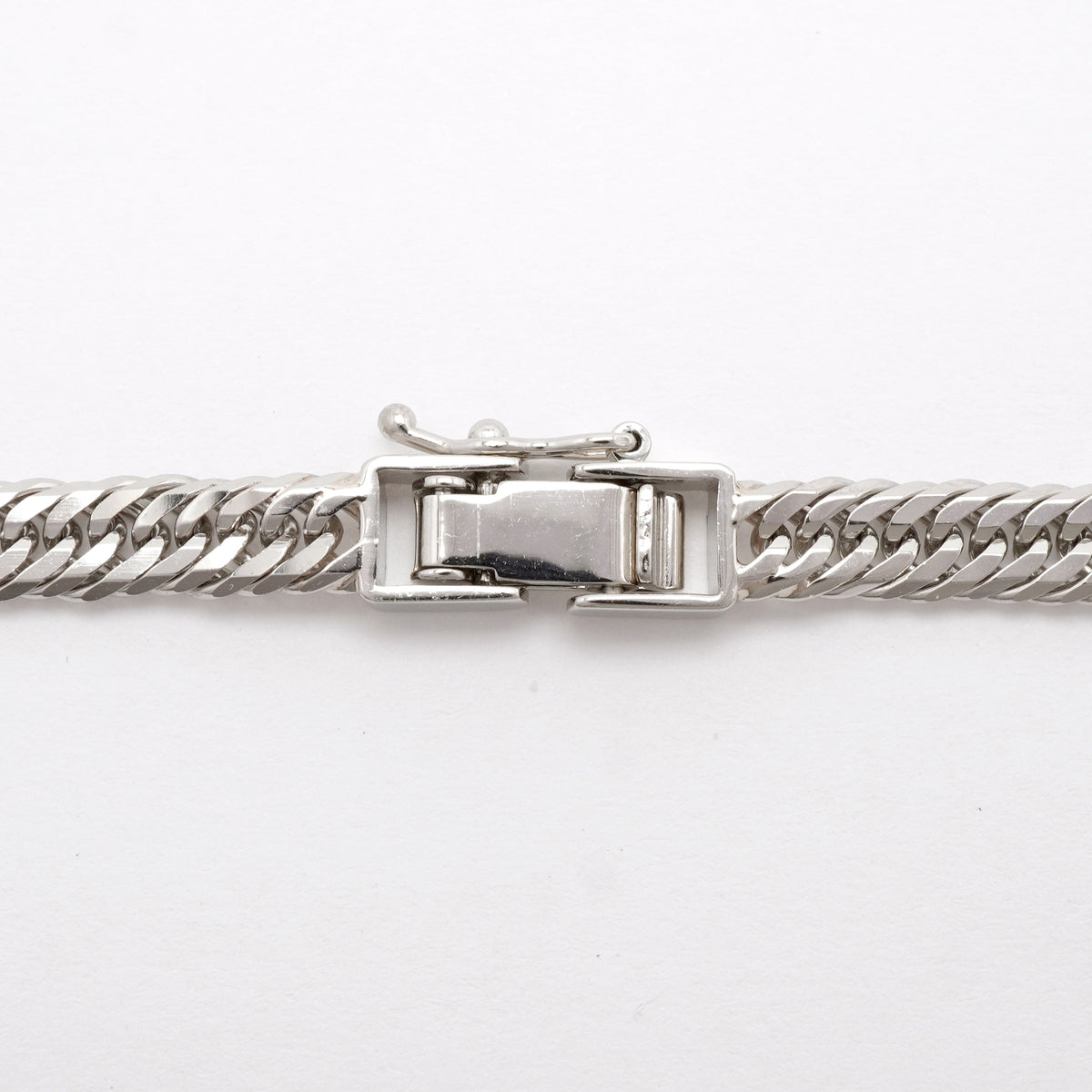 【6khh0101】喜平 ネックレス Pt850 プラチナ トリプル 12面 45.6cm 27.7g キヘイ【中古】メンズ レディース ユニセックス