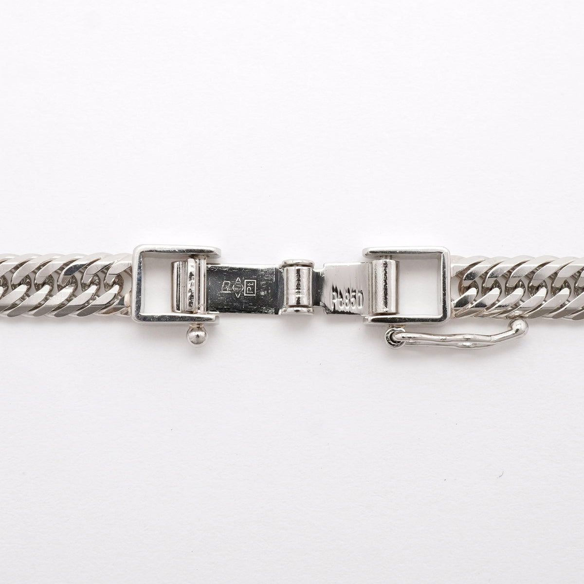 【6khh0101】喜平 ネックレス Pt850 プラチナ トリプル 12面 45.6cm 27.7g キヘイ【中古】メンズ レディース ユニセックス