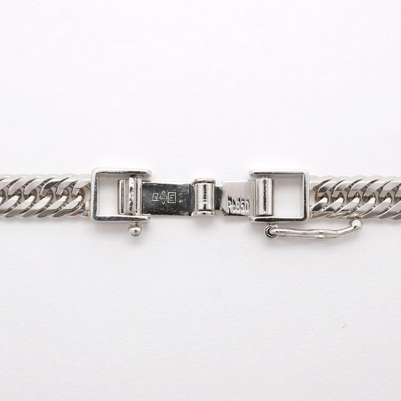 【6khh0101】喜平 ネックレス Pt850 プラチナ トリプル 12面 45.6cm 27.7g キヘイ【中古】メンズ レディース ユニセックス
