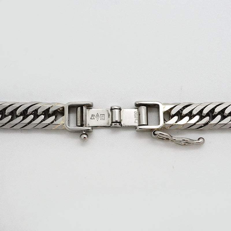 【6khh0102】喜平 ネックレス Pt850 プラチナ 8面 トリプル 50.3cm 50.7g キヘイ【中古】メンズ レディース ユニセックス