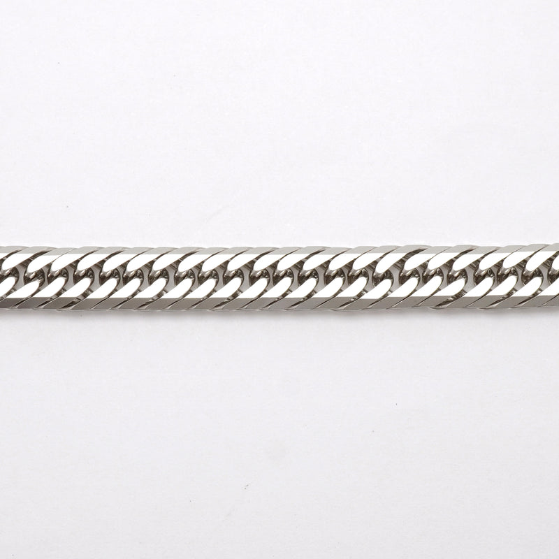 【6khh0102】喜平 ネックレス Pt850 プラチナ 8面 トリプル 50.3cm 50.7g キヘイ【中古】メンズ レディース ユニセックス