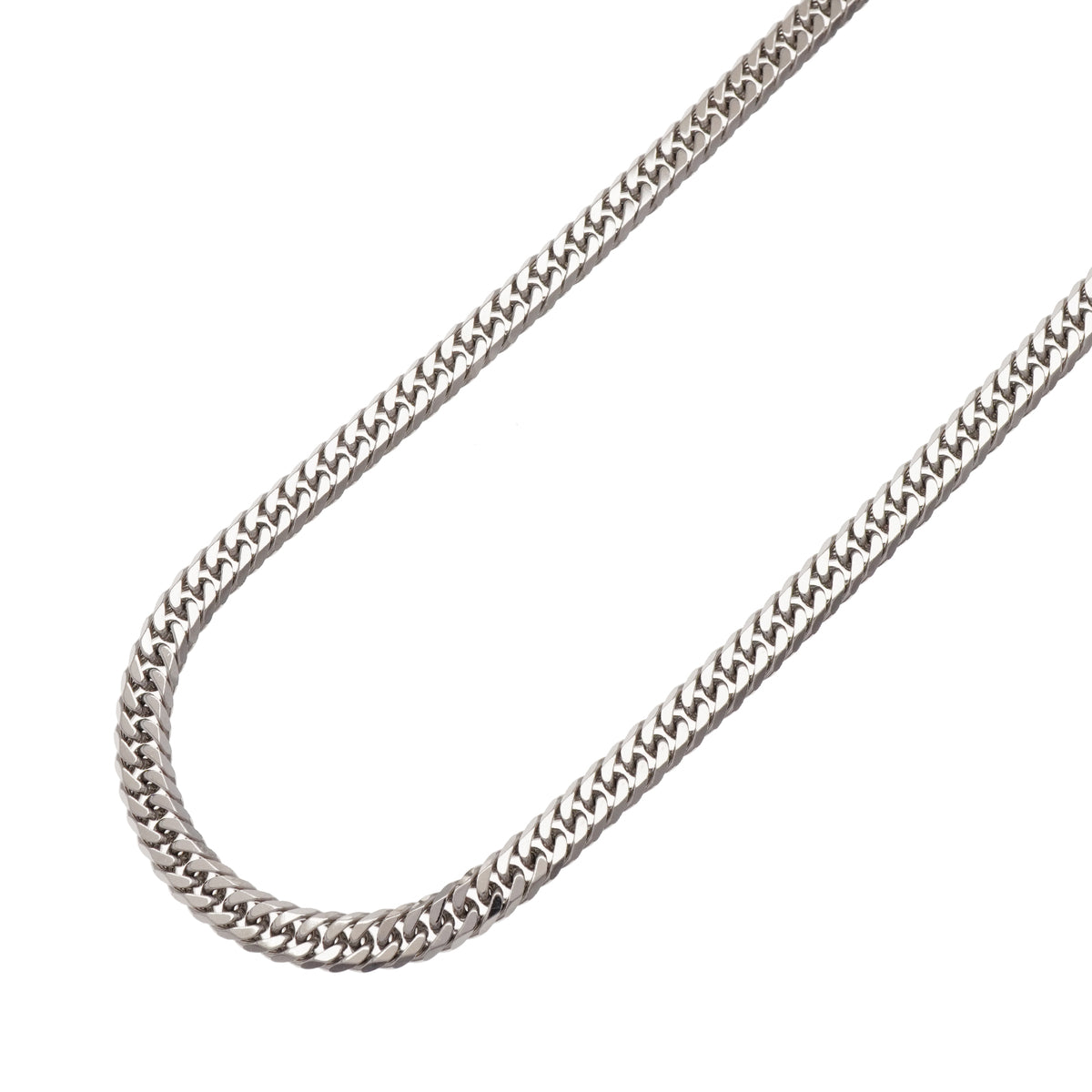 【6khh0103】喜平 ネックレス Pt850 プラチナ 6面 ダブル 50.6cm 50.5g キヘイ【中古】メンズ レディース ユニセックス