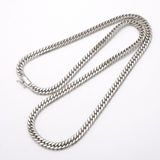 【6khh0103】喜平 ネックレス Pt850 プラチナ 6面 ダブル 50.6cm 50.5g キヘイ【中古】メンズ レディース ユニセックス