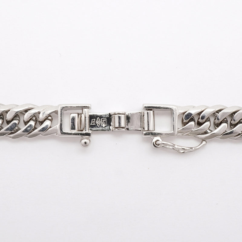 【6khh0103】喜平 ネックレス Pt850 プラチナ 6面 ダブル 50.6cm 50.5g キヘイ【中古】メンズ レディース ユニセックス