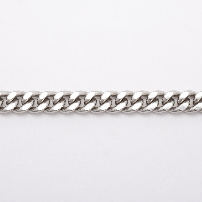 【6khh0104】喜平 ブレスレット Pt850 プラチナ 2面 シングル 18.4cm 30.8g キヘイ【中古】メンズ レディース ユニセックス