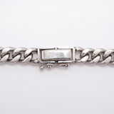 【6khh0104】喜平 ブレスレット Pt850 プラチナ 2面 シングル 18.4cm 30.8g キヘイ【中古】メンズ レディース ユニセックス