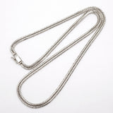 【6khh0105】喜平 ネックレス Pt850 プラチナ トリプル 12面 51.6cm 30.1g キヘイ【中古】メンズ レディース ユニセックス