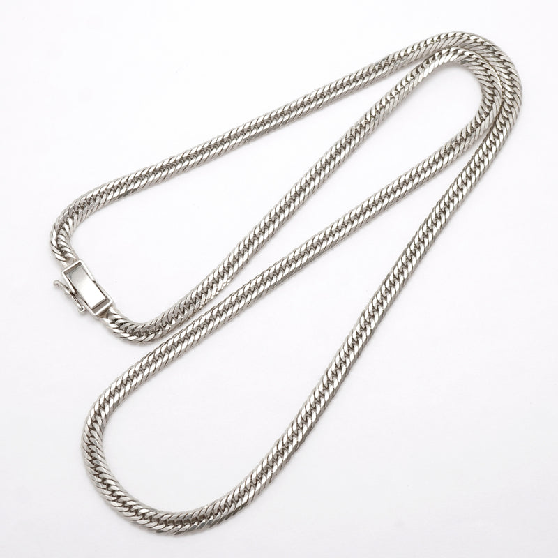 【6khh0105】喜平 ネックレス Pt850 プラチナ トリプル 12面 51.6cm 30.1g キヘイ【中古】メンズ レディース ユニセックス