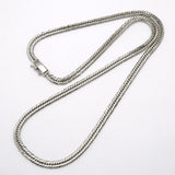 【6khh0106】喜平 ネックレス Pt850 プラチナ トリプル 12面 50.7cm 30.6g キヘイ【中古】メンズ レディース ユニセックス