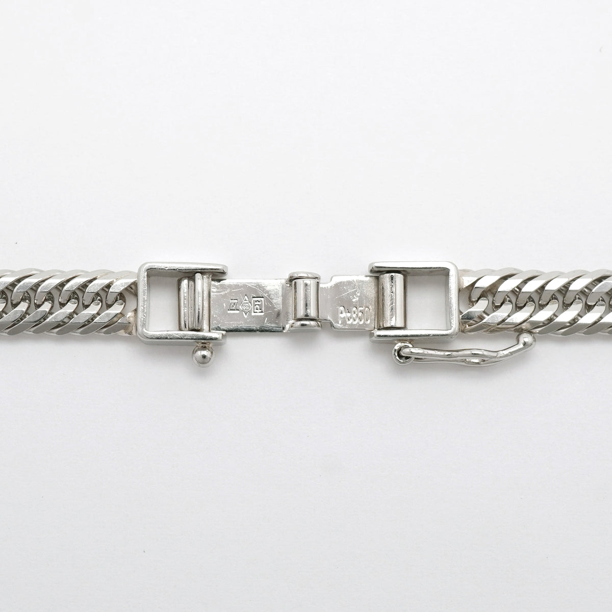 【6khh0106】喜平 ネックレス Pt850 プラチナ トリプル 12面 50.7cm 30.6g キヘイ【中古】メンズ レディース ユニセックス