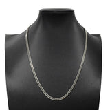 【6khh0107】喜平 ネックレス Pt850 プラチナ 6面 ダブル 50.7cm 30.2g キヘイ【中古】メンズ レディース ユニセックス