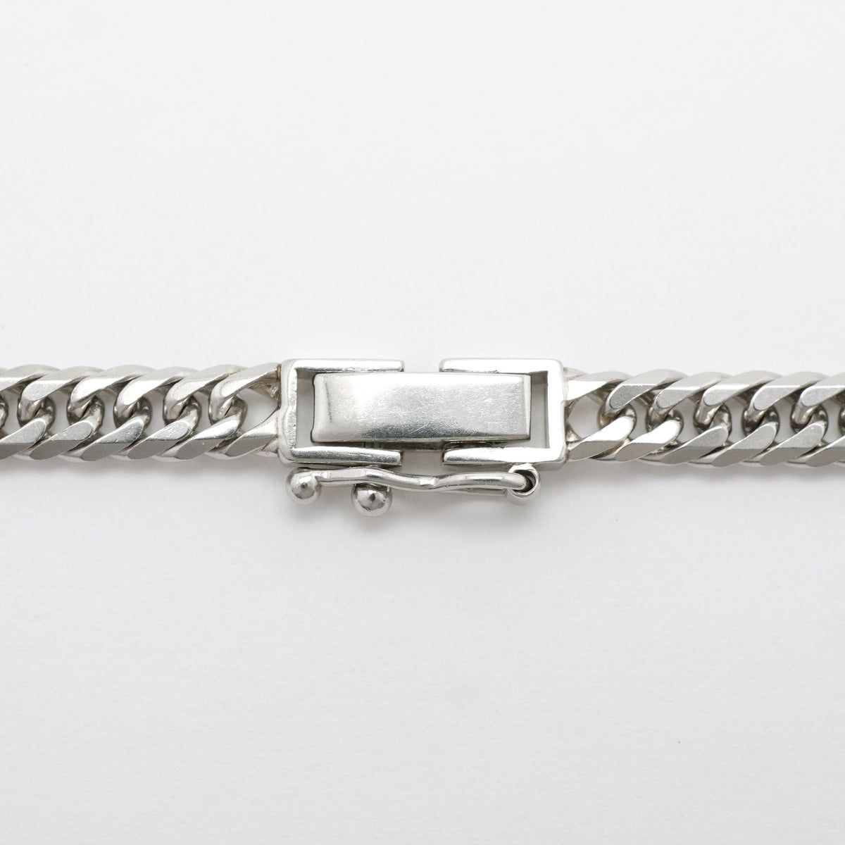 【6khh0107】喜平 ネックレス Pt850 プラチナ 6面 ダブル 50.7cm 30.2g キヘイ【中古】メンズ レディース ユニセックス
