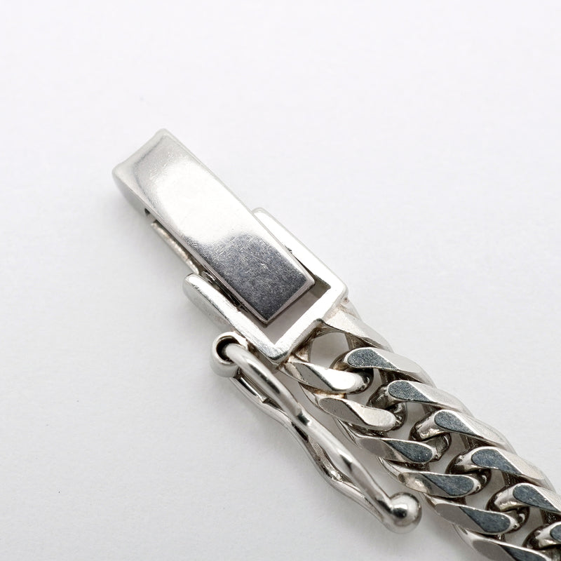 【6khh0107】喜平 ネックレス Pt850 プラチナ 6面 ダブル 50.7cm 30.2g キヘイ【中古】メンズ レディース ユニセックス