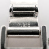 【6khi0002】喜平 ブレスレット Pt850 プラチナ 8面 シングル 22.2cm 100g キヘイ【中古】メンズ レディース ユニセックス