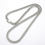 【6khi0003】喜平 ネックレス Pt850 プラチナ 8面 トリプル 52.4cm 48.5g キヘイ【中古】メンズ レディース ユニセックス