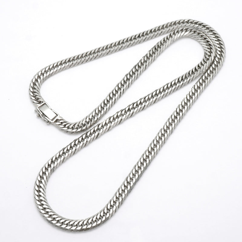 【6khi0003】喜平 ネックレス Pt850 プラチナ 8面 トリプル 52.4cm 48.5g キヘイ【中古】メンズ レディース ユニセックス