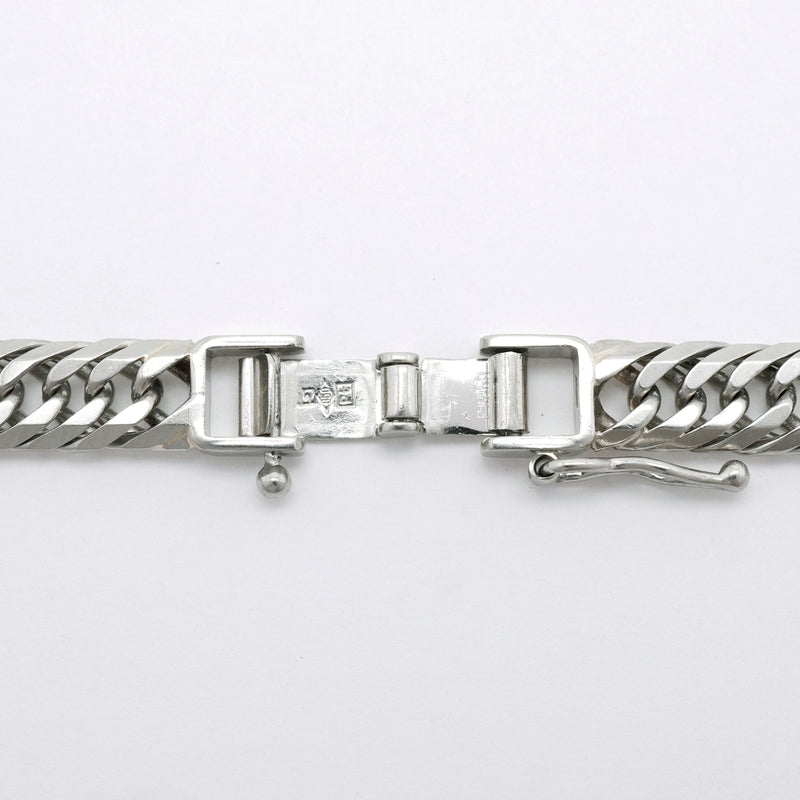 【6khi0003】喜平 ネックレス Pt850 プラチナ 8面 トリプル 52.4cm 48.5g キヘイ【中古】メンズ レディース ユニセックス