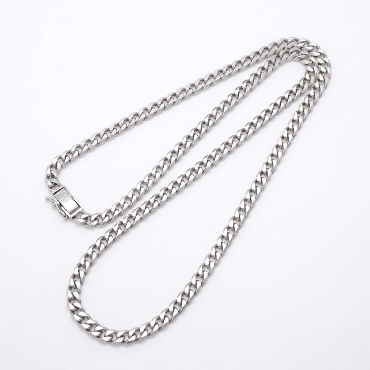 【6khi0004】喜平 ネックレス Pt850 プラチナ 8面 シングル 51.3cm 50.1g キヘイ【中古】メンズ レディース ユニセックス