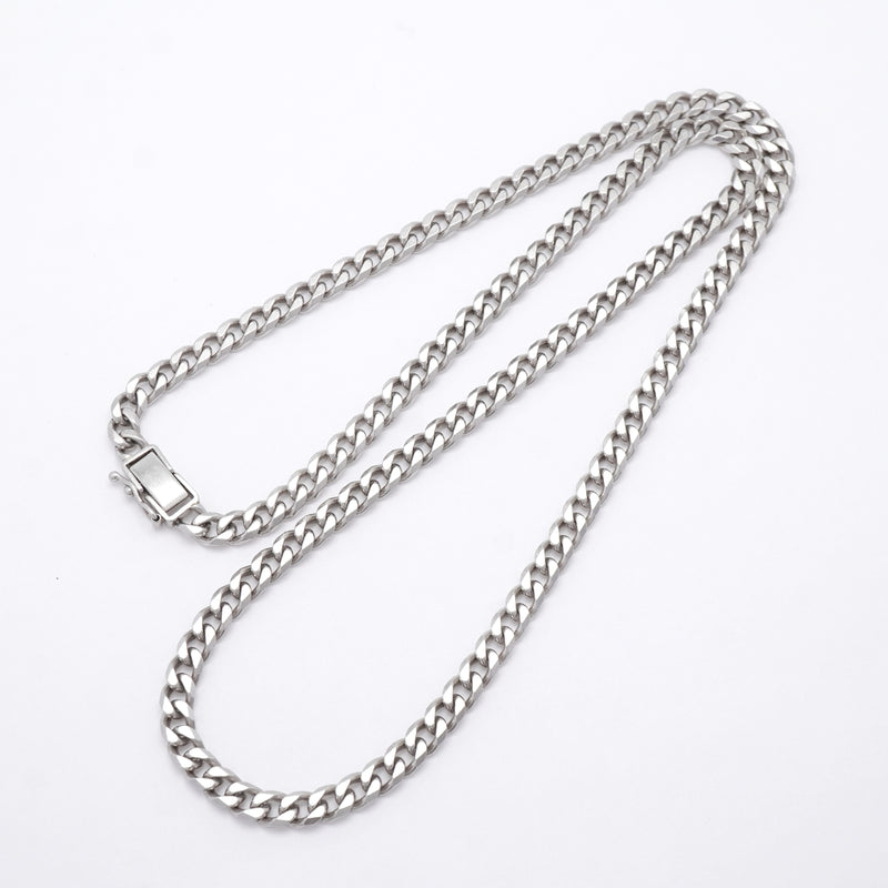 【6khi0004】喜平 ネックレス Pt850 プラチナ 8面 シングル 51.3cm 50.1g キヘイ【中古】メンズ レディース ユニセックス