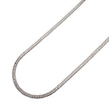 【6khi0005】喜平 ネックレス Pt850 プラチナ 6面 ダブル 50.6cm 11.1g キヘイ【中古】メンズ レディース ユニセックス