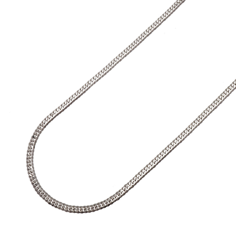 【6khi0005】喜平 ネックレス Pt850 プラチナ 6面 ダブル 50.6cm 11.1g キヘイ【中古】メンズ レディース ユニセックス