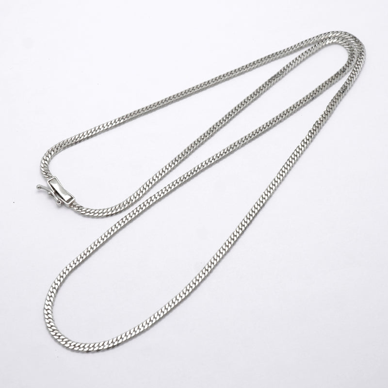 【6khi0005】喜平 ネックレス Pt850 プラチナ 6面 ダブル 50.6cm 11.1g キヘイ【中古】メンズ レディース ユニセックス