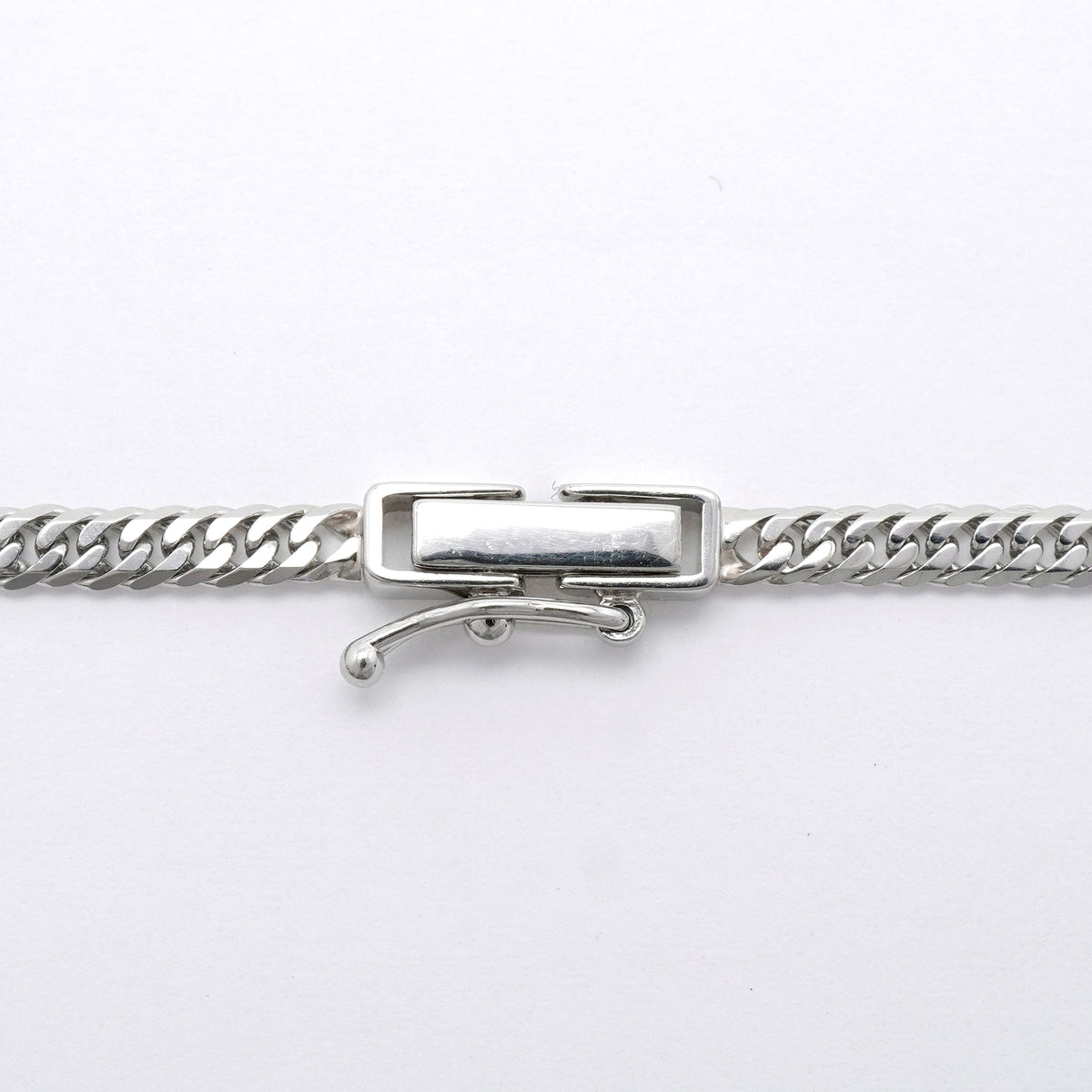 【6khi0005】喜平 ネックレス Pt850 プラチナ 6面 ダブル 50.6cm 11.1g キヘイ【中古】メンズ レディース ユニセックス