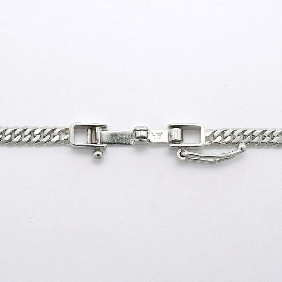 【6khi0005】喜平 ネックレス Pt850 プラチナ 6面 ダブル 50.6cm 11.1g キヘイ【中古】メンズ レディース ユニセックス