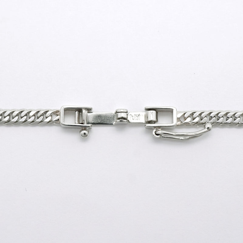 【6khi0005】喜平 ネックレス Pt850 プラチナ 6面 ダブル 50.6cm 11.1g キヘイ【中古】メンズ レディース ユニセックス