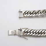 【6khi0006】喜平 ブレスレット Pt850 プラチナ 8面 トリプル 21.1cm 102.5g キヘイ【中古】メンズ レディース ユニセックス