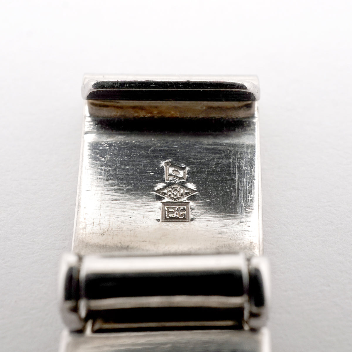 【6khi0006】喜平 ブレスレット Pt850 プラチナ 8面 トリプル 21.1cm 102.5g キヘイ【中古】メンズ レディース ユニセックス