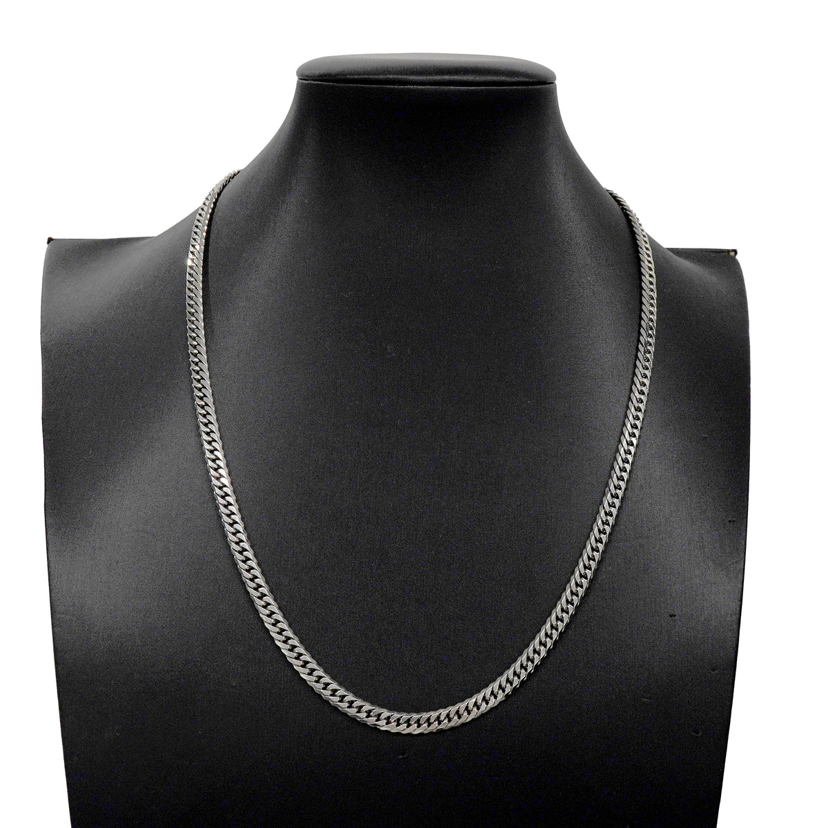 【6khi0007】喜平 ネックレス Pt850 プラチナ 6面 ダブル 50.8cm 50.2g キヘイ【中古】メンズ レディース ユニセックス
