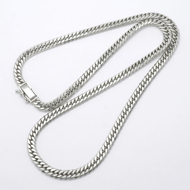 【6khi0007】喜平 ネックレス Pt850 プラチナ 6面 ダブル 50.8cm 50.2g キヘイ【中古】メンズ レディース ユニセックス