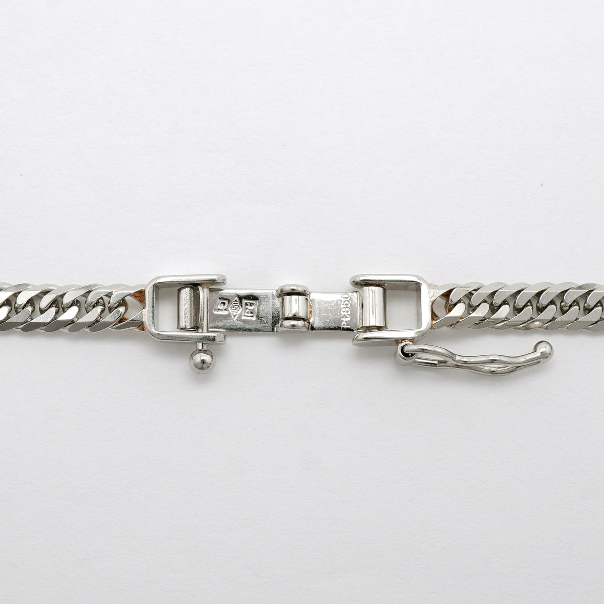 【6khi0008】喜平 ネックレス Pt850 プラチナ 6面 ダブル 49.9cm 20.3g キヘイ【中古】メンズ レディース ユニセックス
