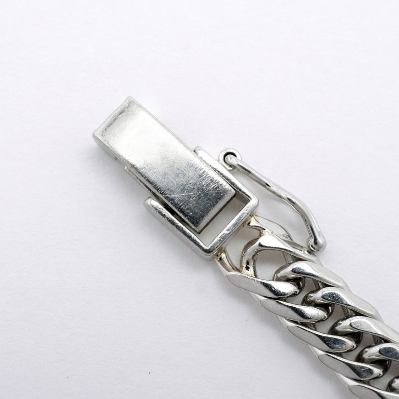 【6khi0009】喜平 ブレスレット Pt850 プラチナ 6面 ダブル 20.1cm 20g キヘイ【中古】メンズ レディース ユニセックス