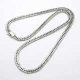 【6khi0010】喜平 ネックレス Pt850 プラチナ 6面 ダブル 50.8cm 50.8g キヘイ【中古】メンズ レディース ユニセックス