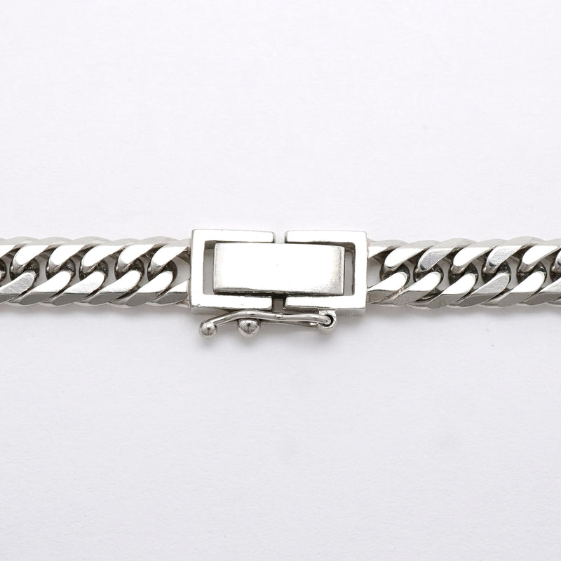 【6khi0010】喜平 ネックレス Pt850 プラチナ 6面 ダブル 50.8cm 50.8g キヘイ【中古】メンズ レディース ユニセックス