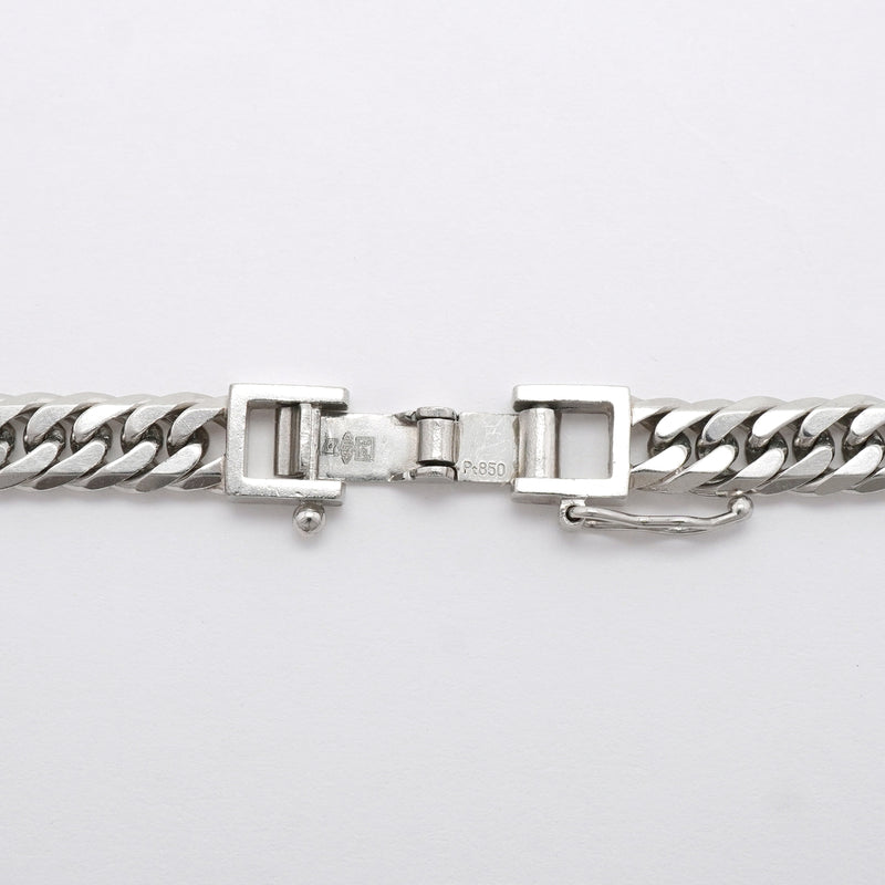 【6khi0010】喜平 ネックレス Pt850 プラチナ 6面 ダブル 50.8cm 50.8g キヘイ【中古】メンズ レディース ユニセックス