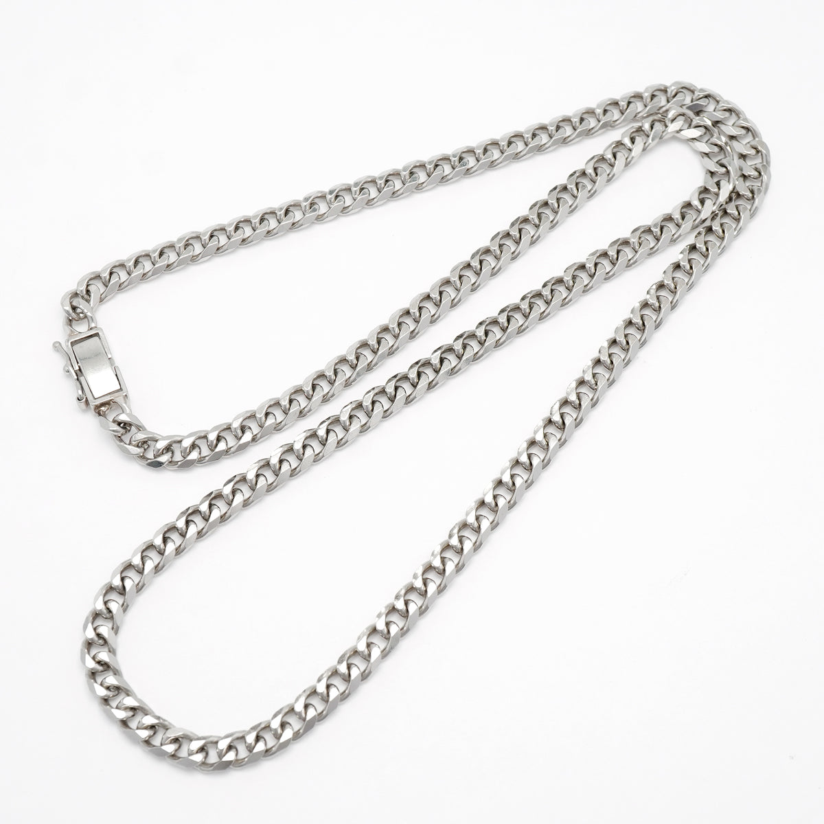 【6khi0012】喜平 ネックレス Pt850 プラチナ 8面 シングル 50.6cm 50.2g キヘイ【中古】メンズ レディース ユニセックス