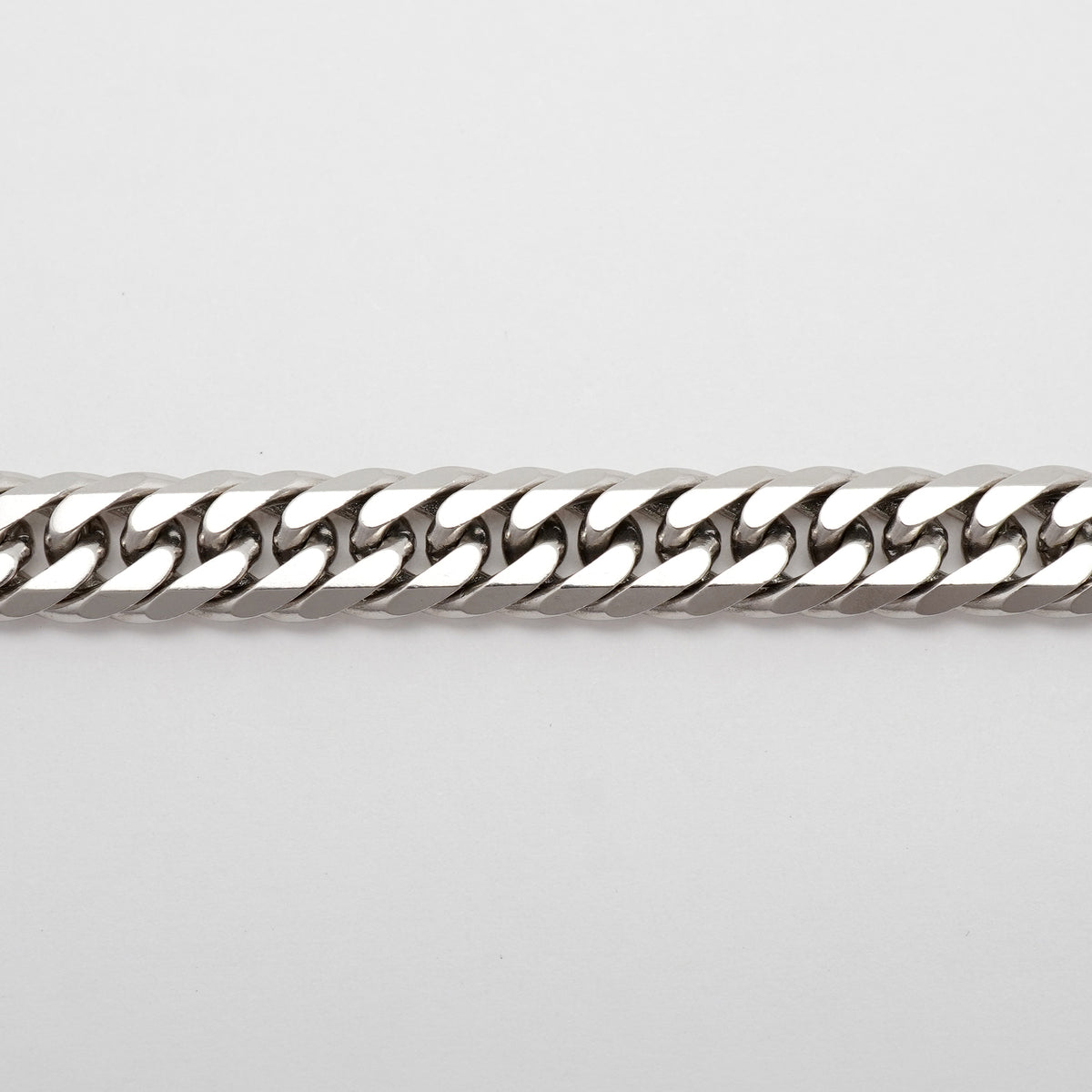 【6khi0021】喜平 ブレスレット Pt850 プラチナ 6面 ダブル 20.2cm 30g キヘイ【中古】メンズ レディース ユニセックス