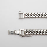 【6khi0021】喜平 ブレスレット Pt850 プラチナ 6面 ダブル 20.2cm 30g キヘイ【中古】メンズ レディース ユニセックス