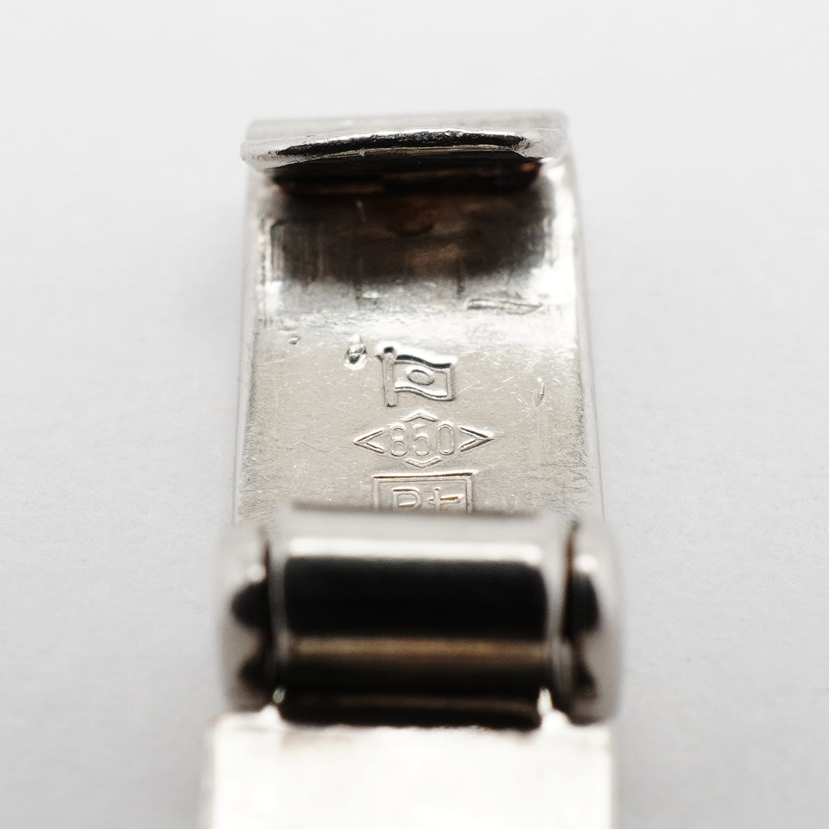【6khi0021】喜平 ブレスレット Pt850 プラチナ 6面 ダブル 20.2cm 30g キヘイ【中古】メンズ レディース ユニセックス