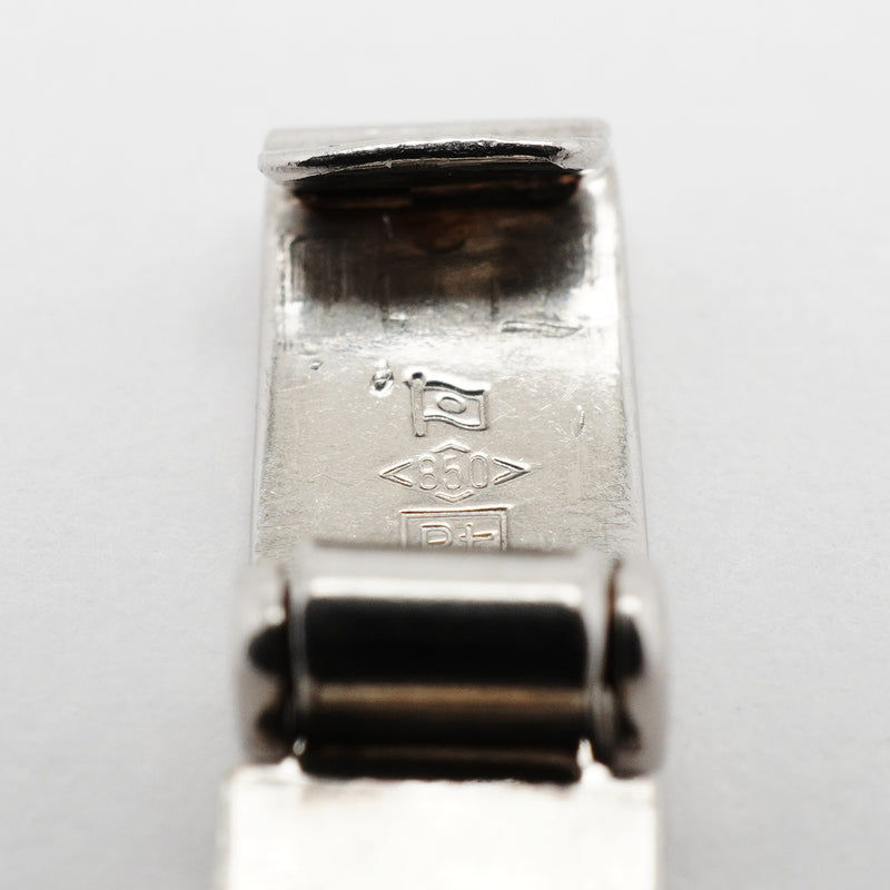 【6khi0021】喜平 ブレスレット Pt850 プラチナ 6面 ダブル 20.2cm 30g キヘイ【中古】メンズ レディース ユニセックス